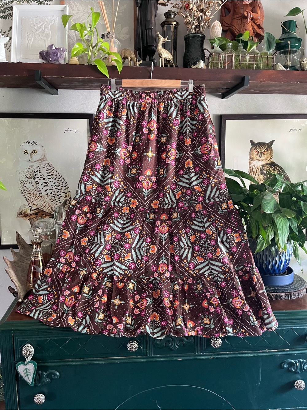 Printfresh Lone Star Skirt in Floral Bandana